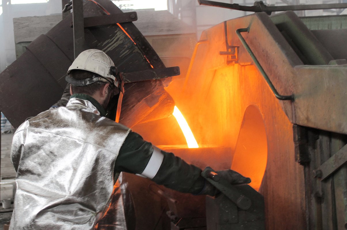 spillamento metallo nel reparto centrifughe